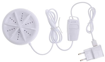 MUSISALY Lavadora Máquina Lavadora Mini Lavadora Limpiador De Ropa Herramienta Lavadora Ultrasónica Lavadora Ultrasónica Turbina Lavadora Limpiador Ultrasónico Lavadora De Ropa Abs Resina