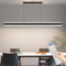 Mikeru Pendelleuchte Dimmbar 150cm, Moderne Pendelleuchte LED Memoryfunktion 10% bis 100% Hängelampependelleuchte LED Schwarz mit 3000K/4500K/6500k 3 Farben Lichter für Esszimmer, Büro