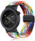 PaceBid 22mm Nylon Correa para CMF by Nothing Watch Pro 2 Smartwatch, Hombres Mujeres Trenzada Magnética Reloj de Repuesto para CMF by Nothing Watch Pro 2 Smartwatch - ArcoíRis