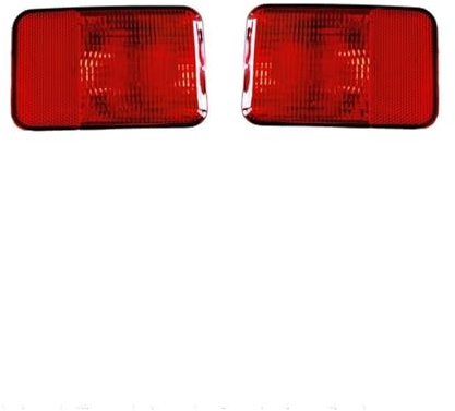 Generisch Autorücklichter 55078104AC Zurück Nebel Lampe Abdeckung Für Jeep Für Wrangler J3 CKD 2008 2009 2010-2018 Hinten Stoßstange Nebel Licht Gehäuse(1Pair)