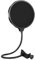 GIONAR Professional Microphone Pop Filter, Universal 360° Flexible Gooseneck Mic Windscreen, Compatible with Blue Yeti & Studio Mics