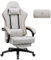 GTPLAYER Gaming Stuhl Stoff, Gaming Sessel mit Taschenfederkissen, ergonomischer Drehstuhl, Gamer Stuhl mit Fußstütze150 kg Belastbarkeit, beige