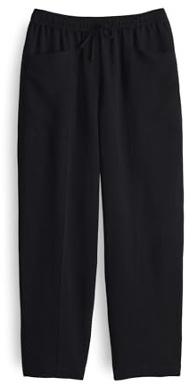 OPUS Damen Jogpants | City Pants MYHA TRAVEL Relaxed aus Leinen-Mix Black, 40