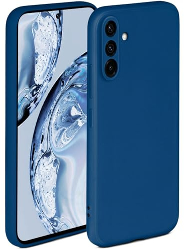 ONEFLOW Soft Case für Samsung Galaxy A56 5G Hülle aus Silikon mit Kameraschutz, Silikonhülle mit erhöhtem Schutz fürs Display, Backcover Schutzhülle, weiche Handyhülle, Blau