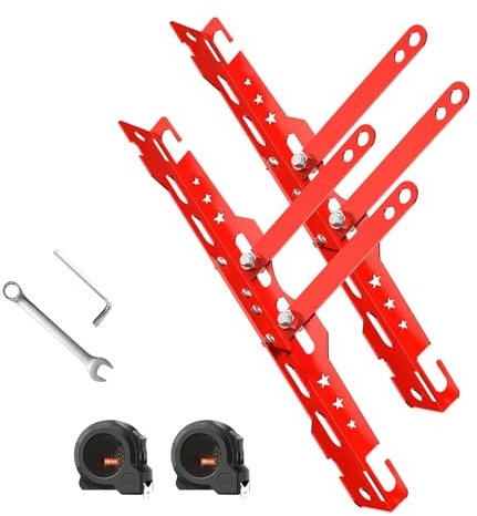 Outils d'alignement de roues pour automobile,Plaques De Parallélisme Renforcées - Accessoires Roues Pour Voiture Moto Bateau Atelier Garage Réparation Maison Professionnelle