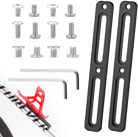 Adapter für Fahrrad Flaschenhalter, 2 Stück Flaschenhalter Halterung | Fahrradflasche B-RAD-Montagebasis Verstellbare Käfighalter für Kleine Rahmengeometrien für MTB Rennrad Mountainbike