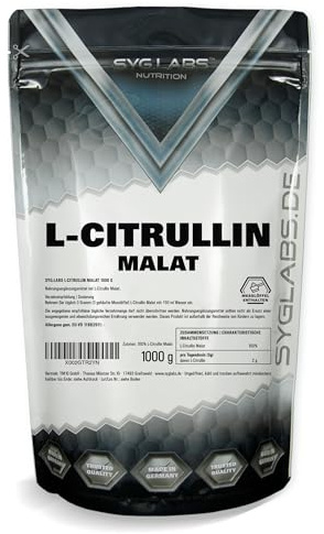 L-Citrullin Malat 2:1 1000g - vegan und ohne Zusätze - Citrullin | optimale Löslichkeit - Aminosäure Citrullin - inkl. Messlöffel