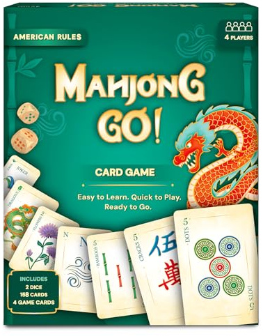 Mahjong Go! – American Mahjong Rules, Tile Game Reimagined, Gift for Adults