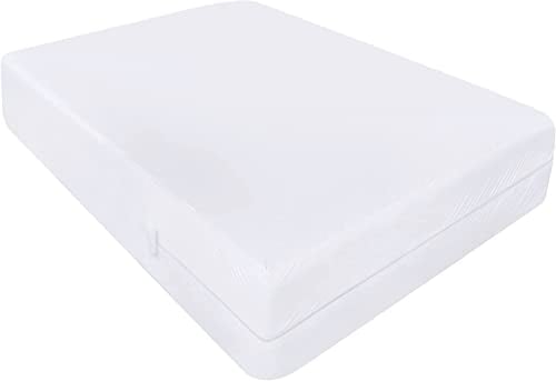 Utopia Bedding Housse De Matelas 135 x 190 x 30 cm Imperméable avec Fermeture éclair, Certifiée Oeko-TEX, Protégé Matelas