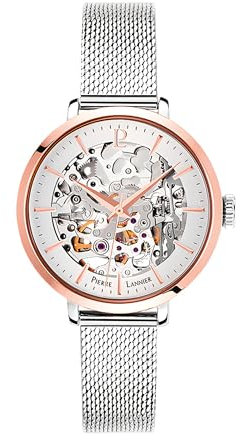 Pierre Lannier Femme Analogique Automatique Montre avec Bracelet en Acier Inoxydable Massif 312B628