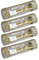 HomeStrap Set of 4 Transparent PVC Single Rod Bangle Storage Pouch | Bangle Box Organizer for Women | Golden