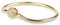Gnoce Sterling Silber Basic Charm Armband Zierlicher Armreif mit Kristallrand Verschluss Armbänder Damen DIY Schlangenkette 18K Rosegold plattiert Liebenswerte Geschenke für Sie (Gold, 16)