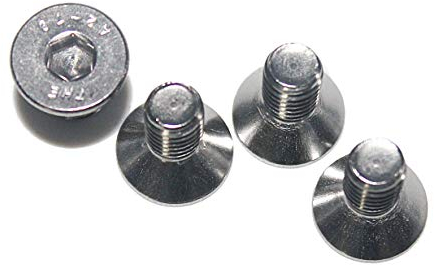 Senkkopfschrauben M8 X 16 DIN 7991 mit Innensechskant (ISK) Edelstahl A2 (25 Stück) - V2A Senkschrauben mit Vollgewinde