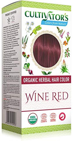 Cultivators Coloración permanente - 1000 g Bordeaux (Burdeos, Borgonha, Rojo) Sin amoníaco Natural, Halal, Sin crueldad animal