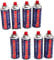 VALDI LED Bombona Gas de 227Gr Pack X 8 Cartuchos butsir b-250, azul