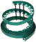 GARDENIX LineBORDER flessibile in plastica Bordo per prato in, 20 ancoraggi a terra, lunghezza 10 m, altezza 4 cm, Verde