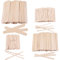 BQTQ 260 Pièces Spatule Bois Epilation Bâtons Applicateurs à Cire Spatule Cire Epilation Spatule pour Épilation Sourcils Lèvres Corps, 4 Modèles