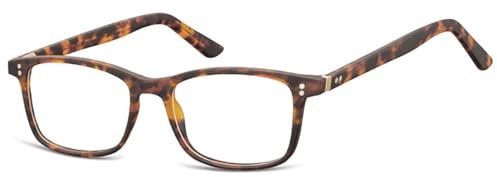 SMARTBUY COLLECTION Vollrand Square Tortoise Stor AC5A 50 Fashion Unisex Brille, türkis, 50