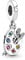 Lkwidi Charme Artist's Palette Dangle Charms-Anhänger 925 Sterling Silber Charm Bead Pendant für Europäische Armbänder und Halsketten