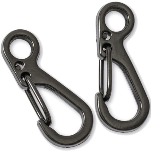 Black Cat Multi Snap - 2 Einhänger zum Wallerangeln, Schnureinhänger zum Welsangeln, Wallersnaps, Karabiner für Wels
