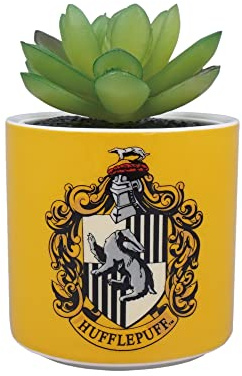 Harry Potter Plant Pot, Stoneware, Yellow, 150ml