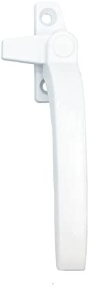 Ersatz Fenster Griffe, Rechts/Linke Fenstergriff, Aluminiumlegierung Herausdrückbarer Fenstergriff, Fenster Griff Hebel Gehäuse Verriegelung Griff (Rechts, Weiß)