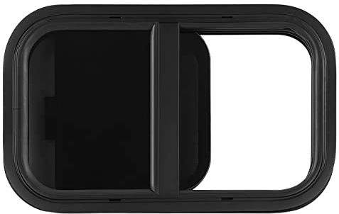 Sonew Wohnmobil-Schiebefenster, Wasserdichtes Schiebefenster mit Insektennetz, Caravan Seitenfenster Ersatz-Fenster für 2,08 - 5,4 cm Wandstärke (50 cm B x 30 cm)