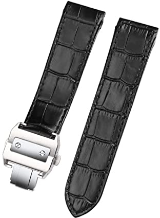 AVIMYA Echtleder-Uhrenarmband für Cartier Santos 100 Leder 20 mm 23 mm Uhrenarmband ShaoSu