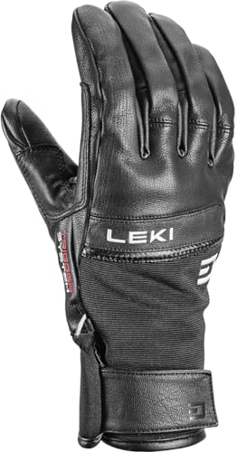 LEKI Lightning 3D Handschuhe, Black-White, EU 9