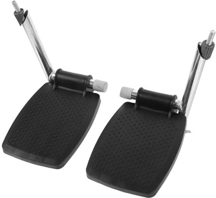 NIYANGLE 1 Paire repose-pieds pour fauteuil chaise roulante pliable sécurité accessoires pour fauteuils plaques élévatrices pour fauteuil pédale de fauteuil