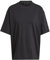 adidas Damen Essentials Contemporary Logo Boyfriend T-Shirt, Black, XS