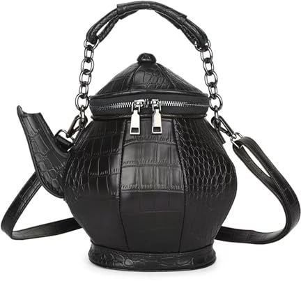 Shoulder Bag Large Capacity Unique Teapot Shaped Handbag for Women Girl Tote Bag Lady Purse Fashion Halloween Party Bags