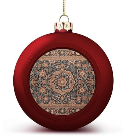 Weihnachtsbaumschmuck, antike, orientalische Kunst, Weihnachtskugel-Dekorationsset, Weihnachtsbaumschmuck für Urlaubsdekoration