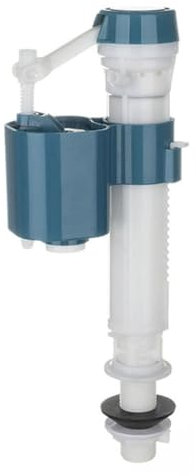 JINFEUGE Filling Button Abs Toilet Pump,1/2 Toilet Cistern Bottom Inlet Valve,Toilet Tank Fill Valve Flush Drain Valve Toilet Accessories/Blue