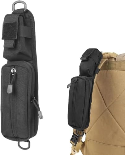 Gexgune Taktischer Rucksack Schultergurt Beutel Rucksack Kleinigkeiten Zubehör Beutel Molle Schlüssel Taschenlampe Beutel Pack Werkzeug Tasche Jagd