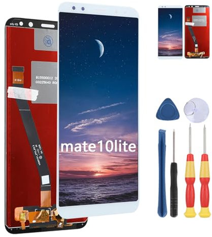 MinTroSD Pantalla táctil para Huawei Mate 10 Lite/Nova 2i, pantalla LCD de repuesto con herramientas (blanco)