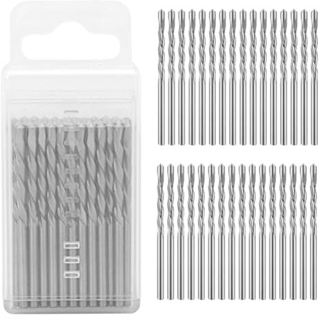 Giuneuow 50 Brocas Corte con Punta Guía para Paneles Yeso 1/8 Pulgada, Herramientas para Paneles Yeso, Herramientas para Cortar Paneles Yeso, para Usar con en Espiral