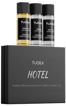 Tuqila Hotel Luxury Waterless Diffuser Essential Oil Set(3X 20mL)