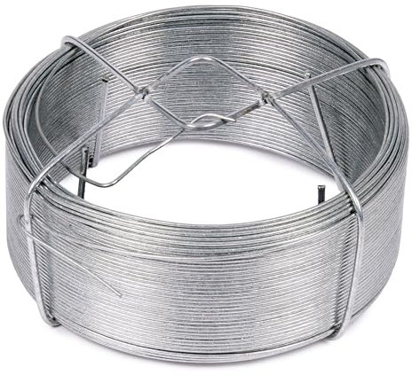 Flandria Filo metallico in acciaio zincato, 1,1 mm x 50 m, bobina di filo metallico
