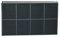 LUTH Premium Profi Parts Filtro a carbone compatibile con cappa aspirante Neff 00460364, 338 x 215 mm