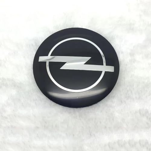 WQIUTT 4 Stück Auto Radnabenkappen für Opel 56MM 60MM 65MM Nabendeckel Radnabendeckel Felgendeckel Felgenkappen Wheel Caps Nabenkappen Radkappe Radnabenabdeckung,C-56mm