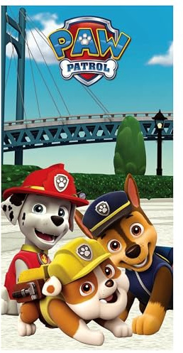 Paw Patrol Chase Marshall Rubble Strandtuch 70x140 cm, OEKO-TEX (C)