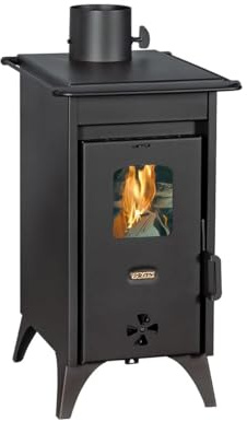Prity Mini D Forno a caldaia a legna compatto | Riscaldamento centrale per piccoli spazi | Cappotto d'acqua | Certificato CE | Stufa a legna