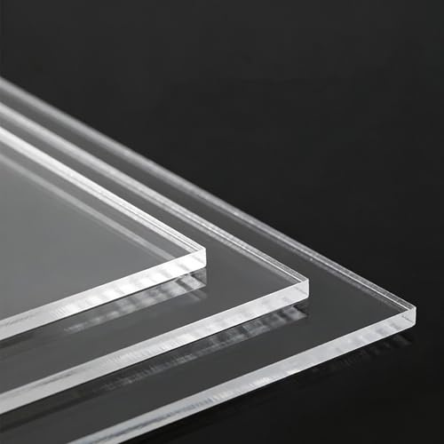 1.5 mm Policarbonato Placas Transparente Policarbonato Transparente Techos de PVC Resistente a la Intemperie for la Construcción de Techos(50x80cm/20x32in)