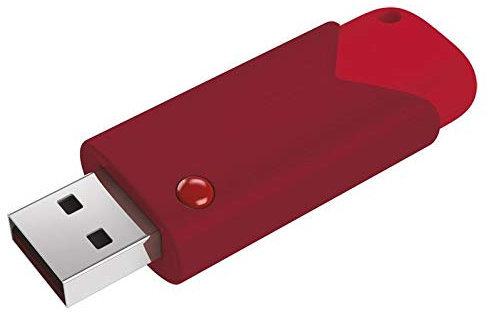 Emtec ECMMD32GB103R - Clé USB - 3.0 (3.0 Gen 1) - Série Design - Collection Click Fast B100 - 32 Go Rouge - performance 100Mo/s avec logiciel de sécurité