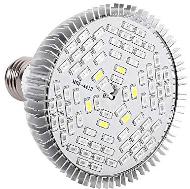Yosoo E27 Full Spectrum Plant Growing Led Lamps Horticulture Light for Garden Greenhouse Indoor Planting Grow Lamp 30W/50W/80W Wide Area Coverage (Edition : 50W)