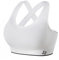 FITTIN Racerback Sports Bra for Women- Padded Seamless Activewear Bras for Yoga Gym Workout Fitness White