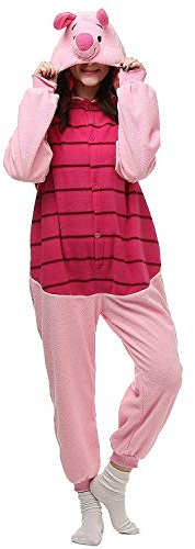 Venaster Schlafanzug Cosplay Pyjamas Erwachsene Unisex Animal Cosplay Overall Pajamas Anime Jumpsuits Spielanzug Kostüme