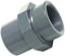 Adaptador de PVC-U, diámetro de 25 mm, manguito adhesivo a rosca interior de 3/4 pulgadas, ideal para tuberías de aire en estanques de koi.
