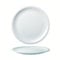 Visiodirect Lot de 12 Assiettes Plates romus en Porcelaine - 12 cm